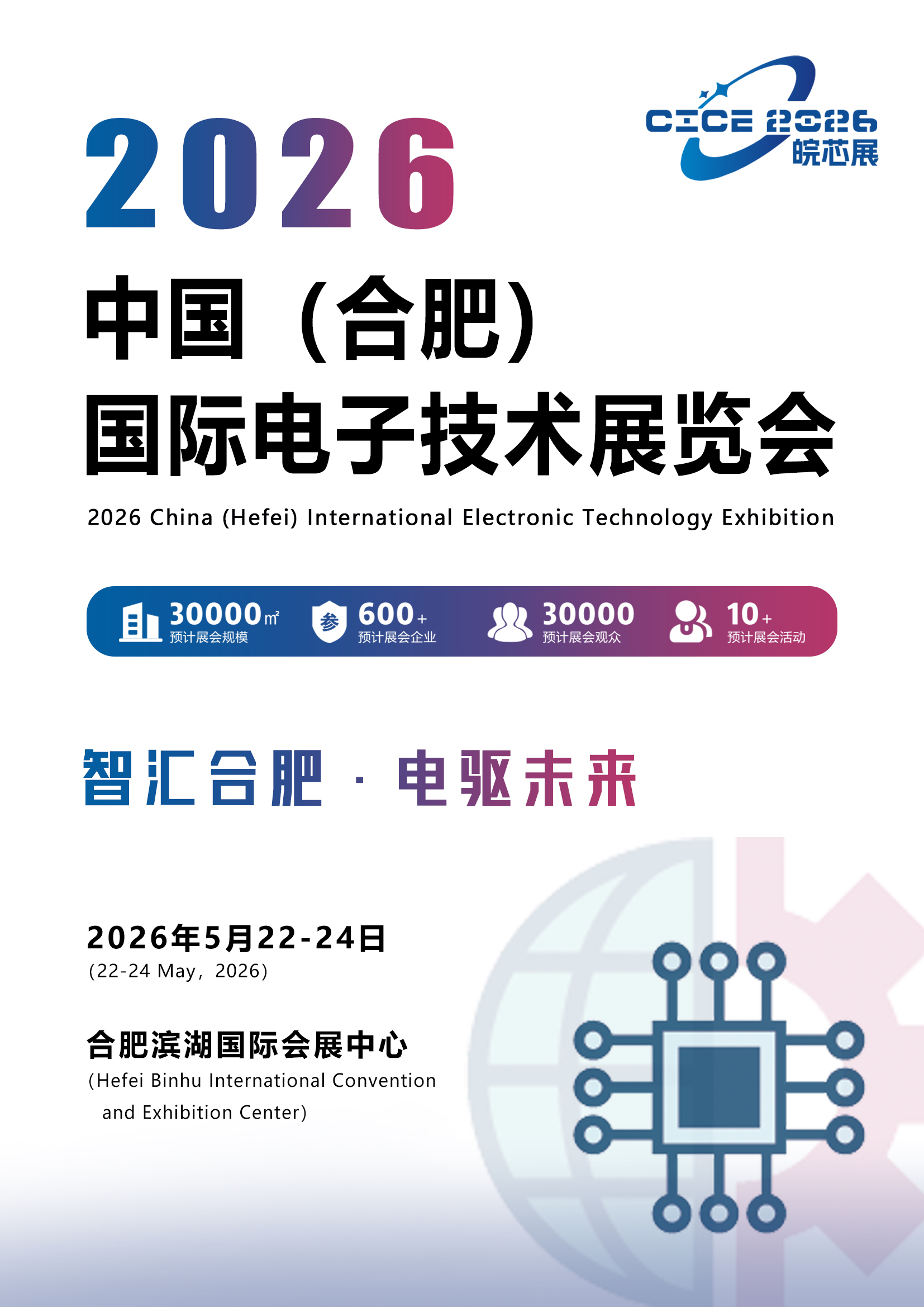万亿产业盛宴提前锁定!2026 合肥电子展 5 月启幕