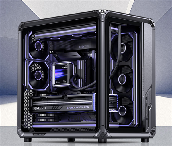 乔思伯X400 PRO铝制机箱首发1199元:铝合金框架 双透海景房设计