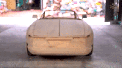 给孩子买豪车就差2个亿怎么办？用电锯做了一辆！