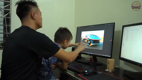 给孩子买豪车就差2个亿怎么办？用电锯做了一辆！