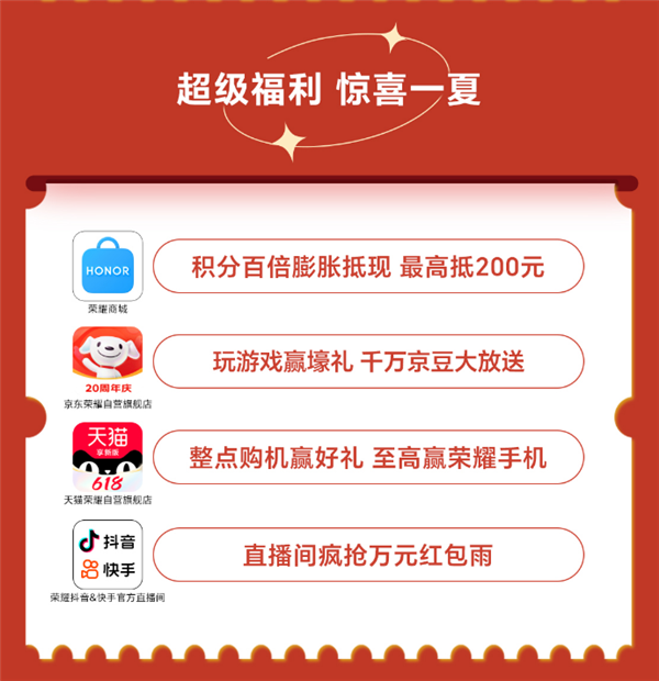 荣耀618超值攻略揭晓！购机单单有惊喜