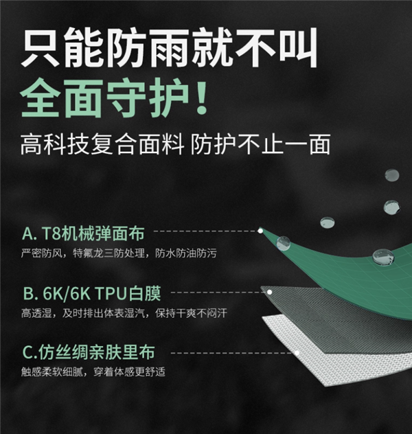 1折清仓：美特斯邦威暴雨级冲锋衣103元