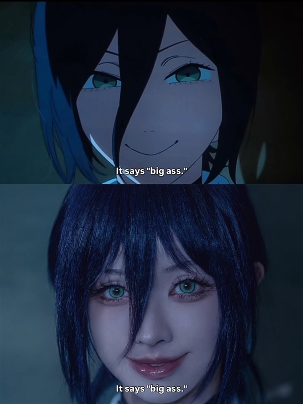 想成为电次！ 美女coser还原《电锯人 蕾塞篇》泳池名场面