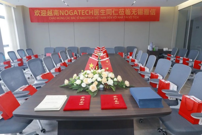 中越医美持续深化合作：越南NOGATHECH医师代表团到访联合丽拓无锡研发基地(图9)
